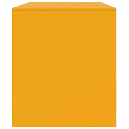 TV-Schrank Senfgelb 99x39x44 cm Stahl