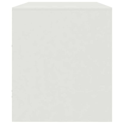 TV-Schrank Weiß 99x39x44 cm Stahl