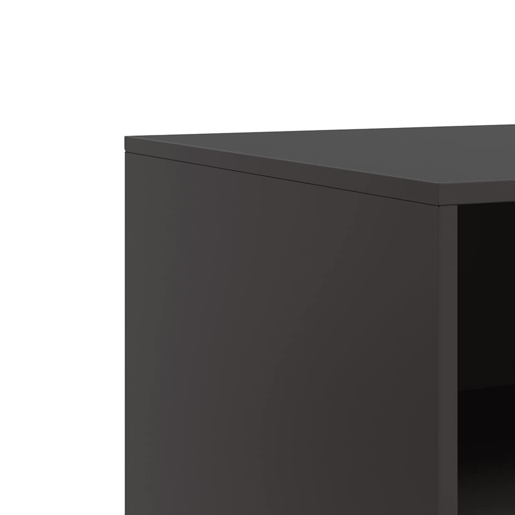 TV-Schrank Schwarz 67x39x44 cm Stahl