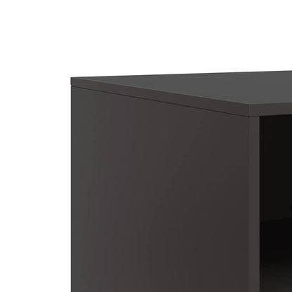 TV-Schrank Schwarz 67x39x44 cm Stahl