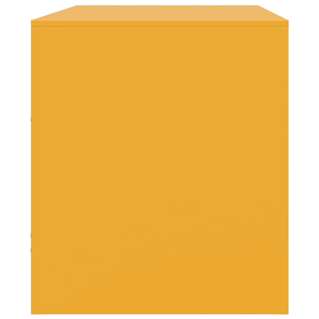 TV-Schrank Senfgelb 67x39x44 cm Stahl