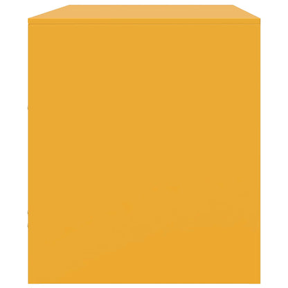 TV-Schrank Senfgelb 67x39x44 cm Stahl