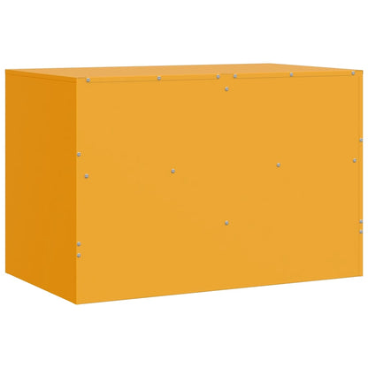 TV-Schrank Senfgelb 67x39x44 cm Stahl