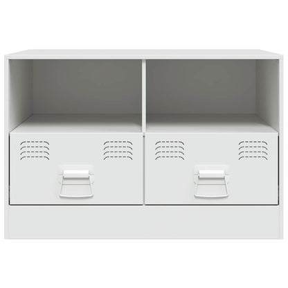 TV-Schrank Weiß 67x39x44 cm Stahl