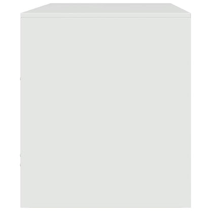 TV-Schrank Weiß 67x39x44 cm Stahl