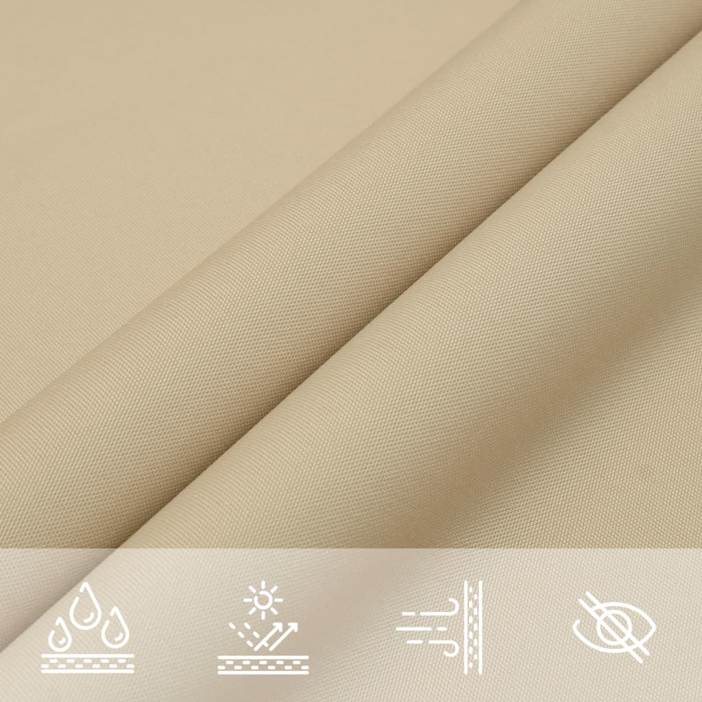 Sonnensegel Beige 2x2x2 m 100% Polyester Oxford