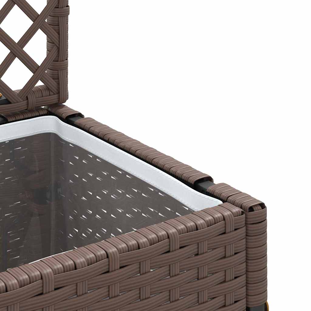 Pflanzkübel Braun 35 x 30 x 135 cm Metall
