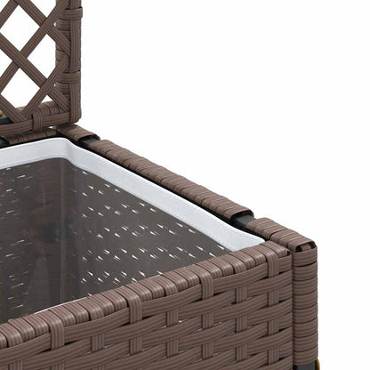 Pflanzkübel Braun 35 x 30 x 135 cm Metall