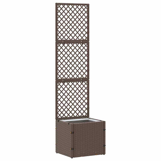 Pflanzkübel Braun 35 x 30 x 135 cm Metall