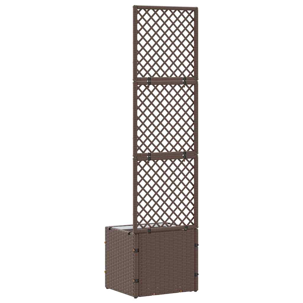 Pflanzkübel Braun 35 x 30 x 135 cm Metall