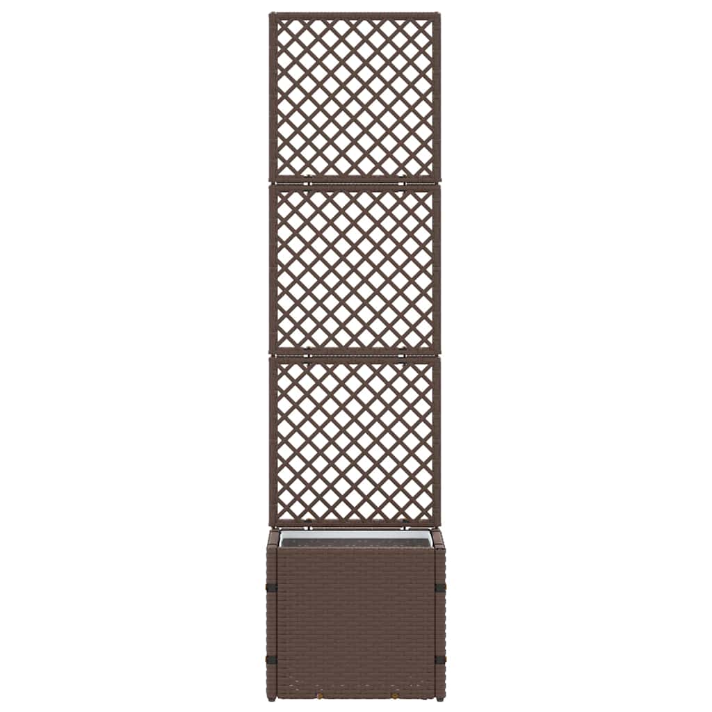 Pflanzkübel Braun 35 x 30 x 135 cm Metall