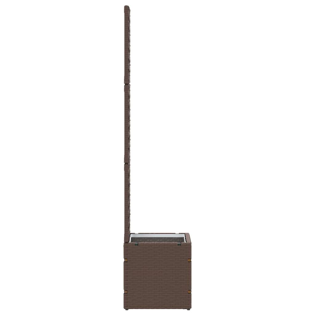 Pflanzkübel Braun 35 x 30 x 135 cm Metall
