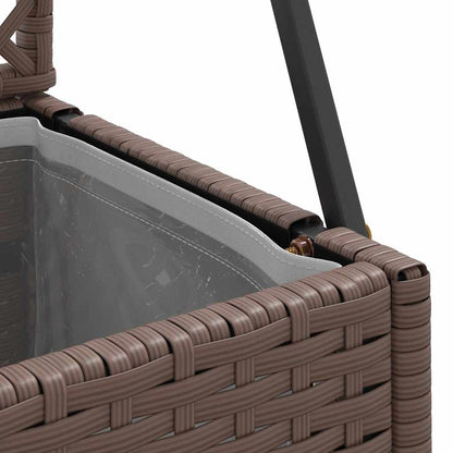 Pflanzkübel Braun 70 x 30 x 135 cm Metall