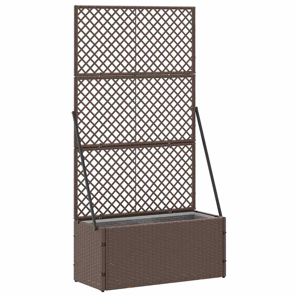 Pflanzkübel Braun 70 x 30 x 135 cm Metall