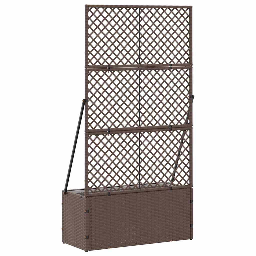 Pflanzkübel Braun 70 x 30 x 135 cm Metall