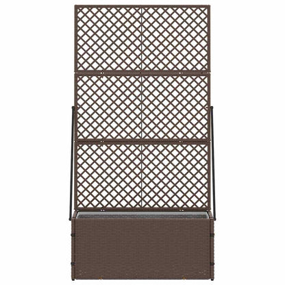 Pflanzkübel Braun 70 x 30 x 135 cm Metall