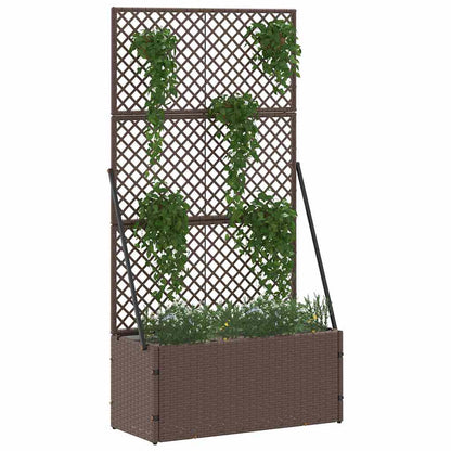 Pflanzkübel Braun 70 x 30 x 135 cm Metall
