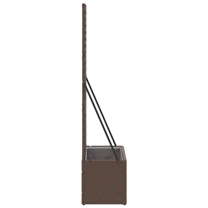 Pflanzkübel Braun 70 x 30 x 135 cm Metall
