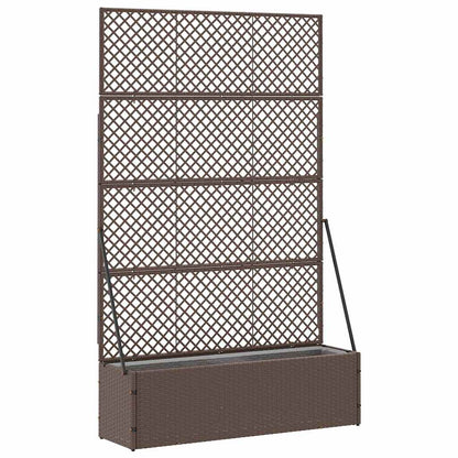 Pflanzkübel Braun 105 x 30 x 170 cm Metall