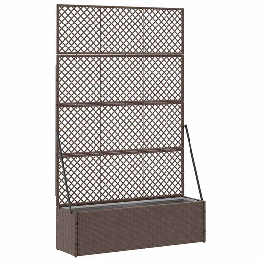 Pflanzkübel Braun 105 x 30 x 170 cm Metall