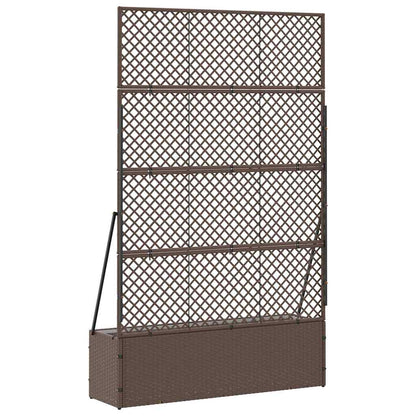Pflanzkübel Braun 105 x 30 x 170 cm Metall