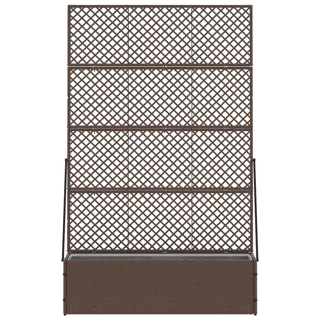 Pflanzkübel Braun 105 x 30 x 170 cm Metall