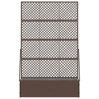 Pflanzkübel Braun 105 x 30 x 170 cm Metall