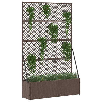 Pflanzkübel Braun 105 x 30 x 170 cm Metall