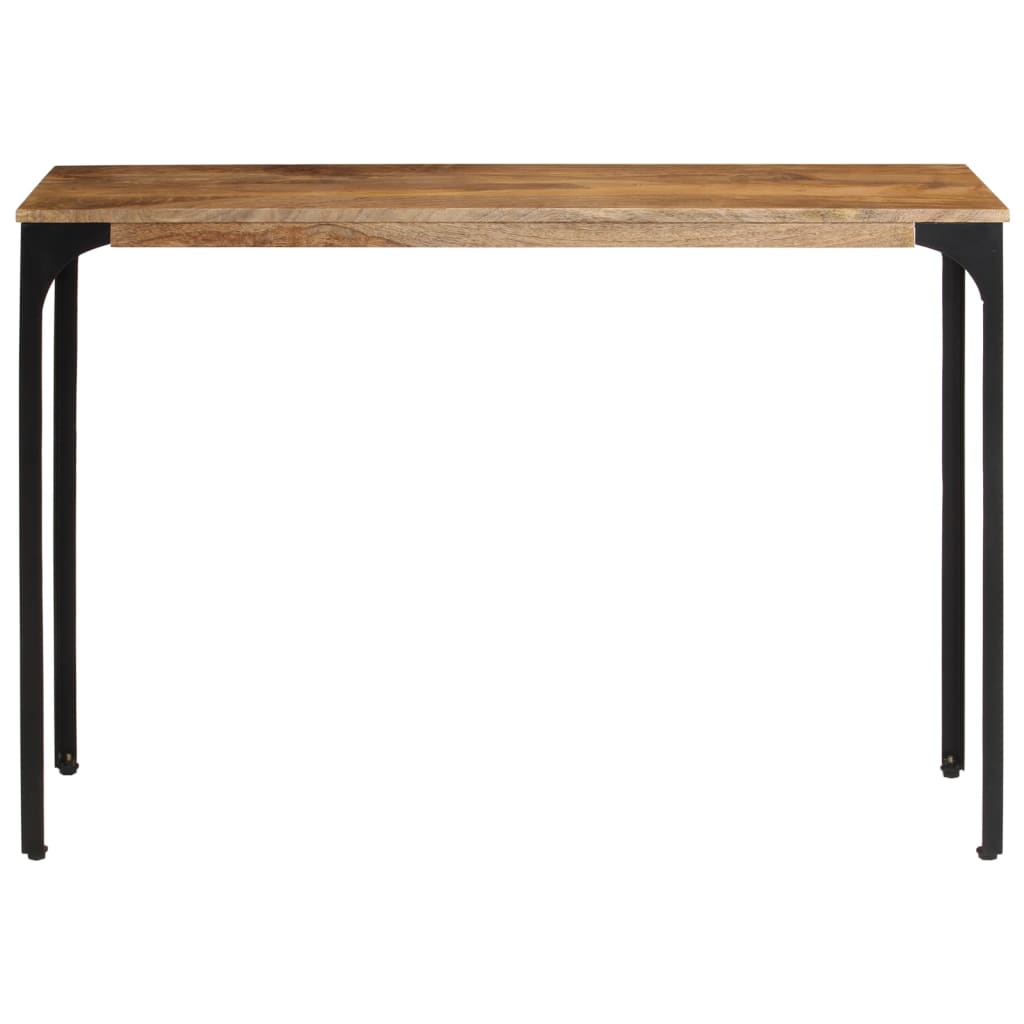 Konsolentisch Braun 110x35x76 cm Massivholz Mango und Eisen