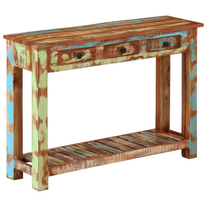 Konsolentisch 110x30x76 cm Altholz Massiv