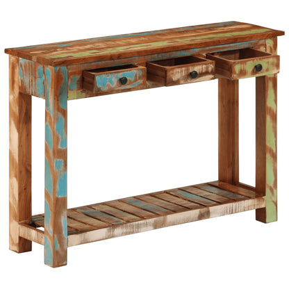Konsolentisch 110x30x76 cm Altholz Massiv