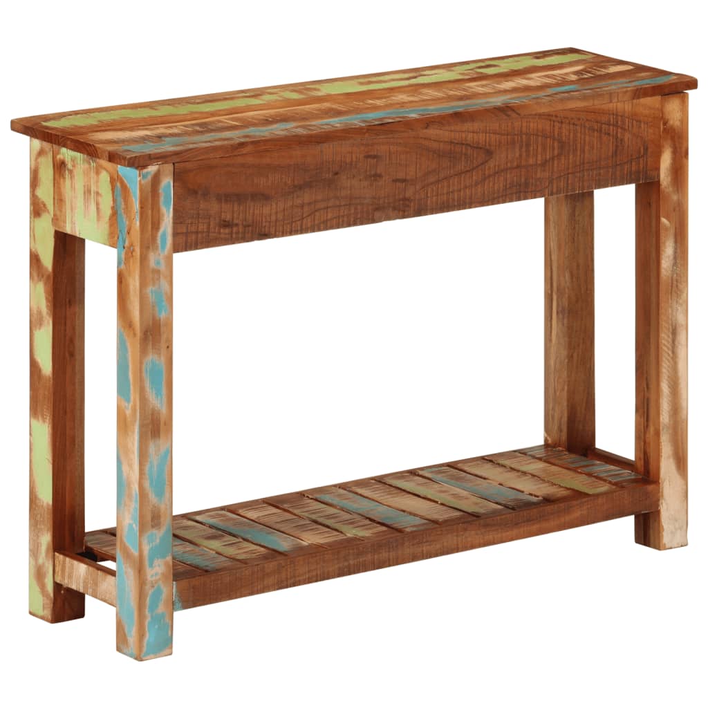 Konsolentisch 110x30x76 cm Altholz Massiv