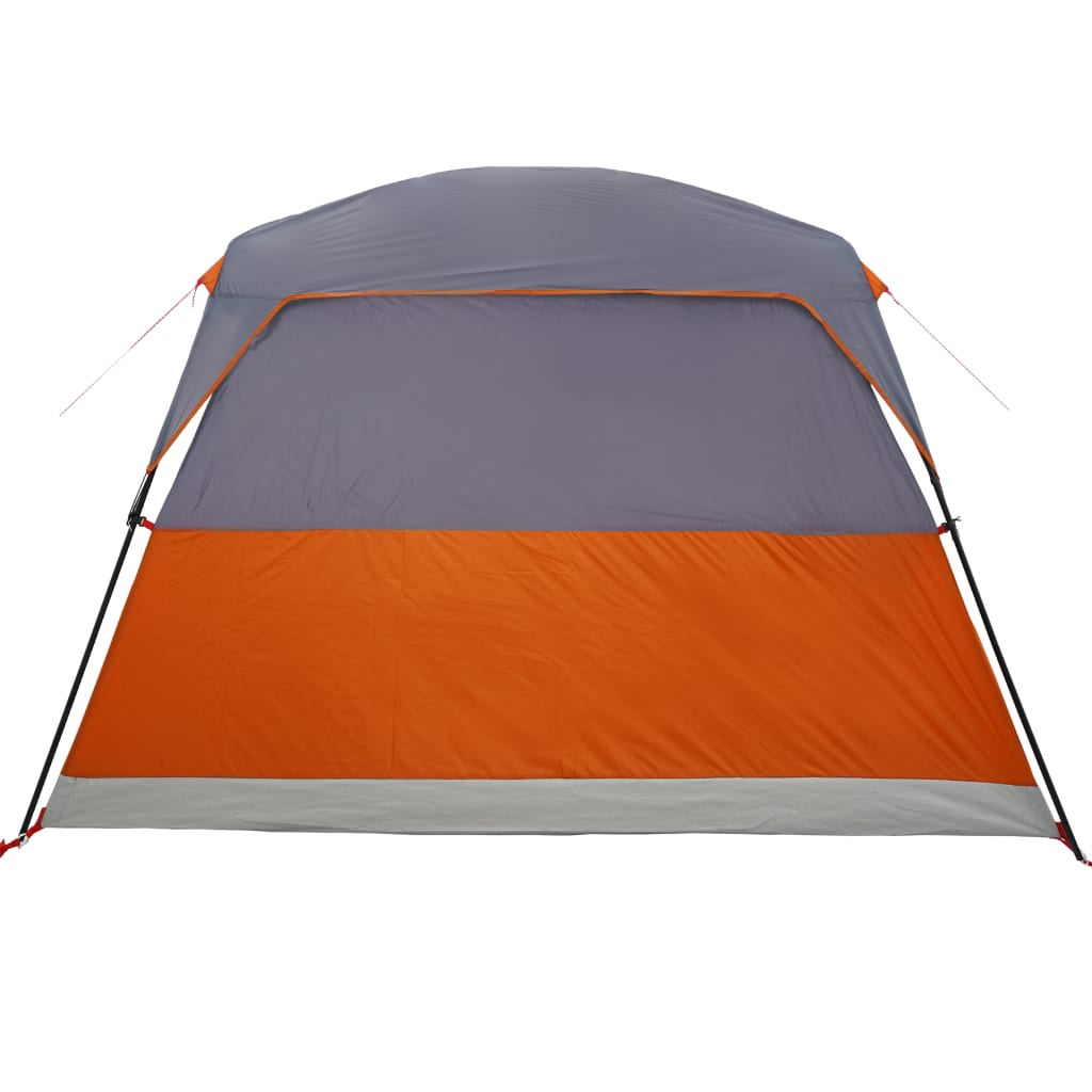 Campingzelt 4 Personen Orange Wasserdicht