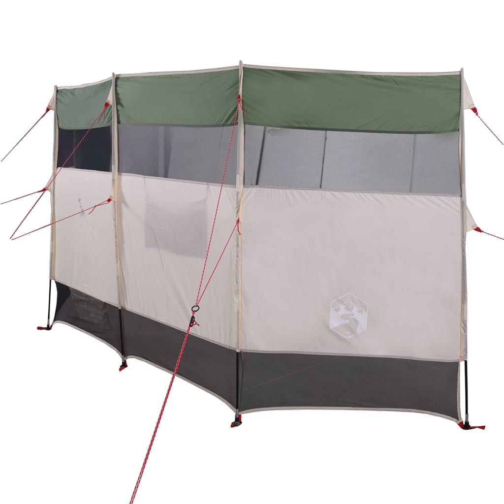 Camping-Windschutz Grün 366x152x152 cm Wasserdicht