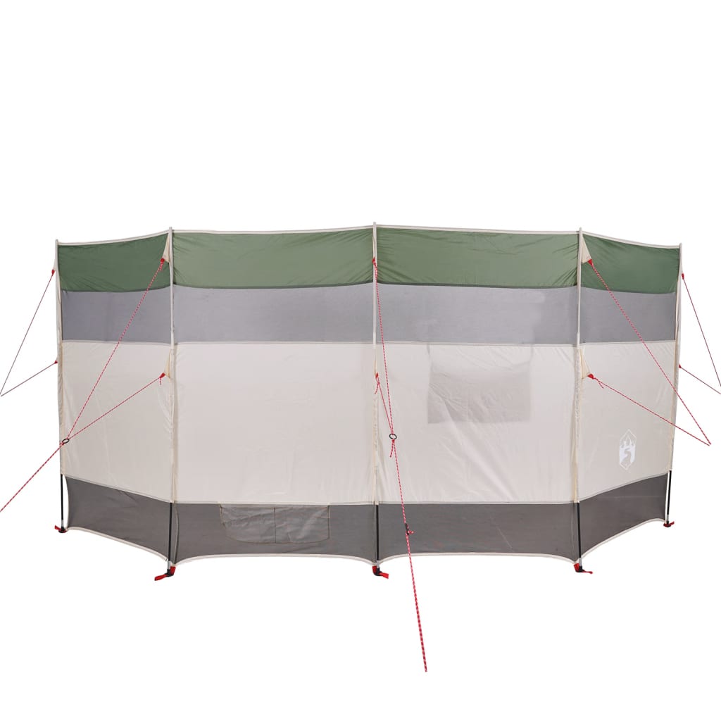 Camping-Windschutz Grün 366x152x152 cm Wasserdicht