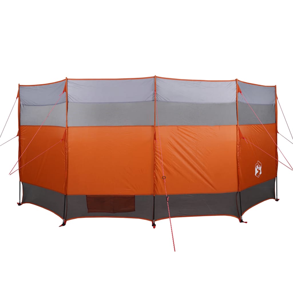 Camping-Windschutz Orange 366x152x152 cm Wasserdicht