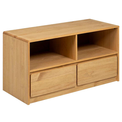 TV-Schrank SAUDA Eiche-Optik 99x43x55 cm Massivholz Kiefer