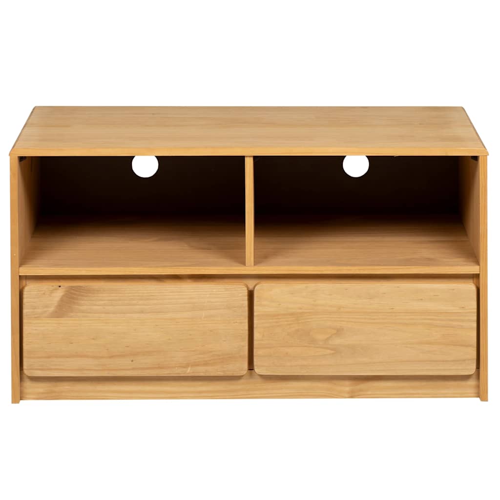 TV-Schrank SAUDA Eiche-Optik 99x43x55 cm Massivholz Kiefer