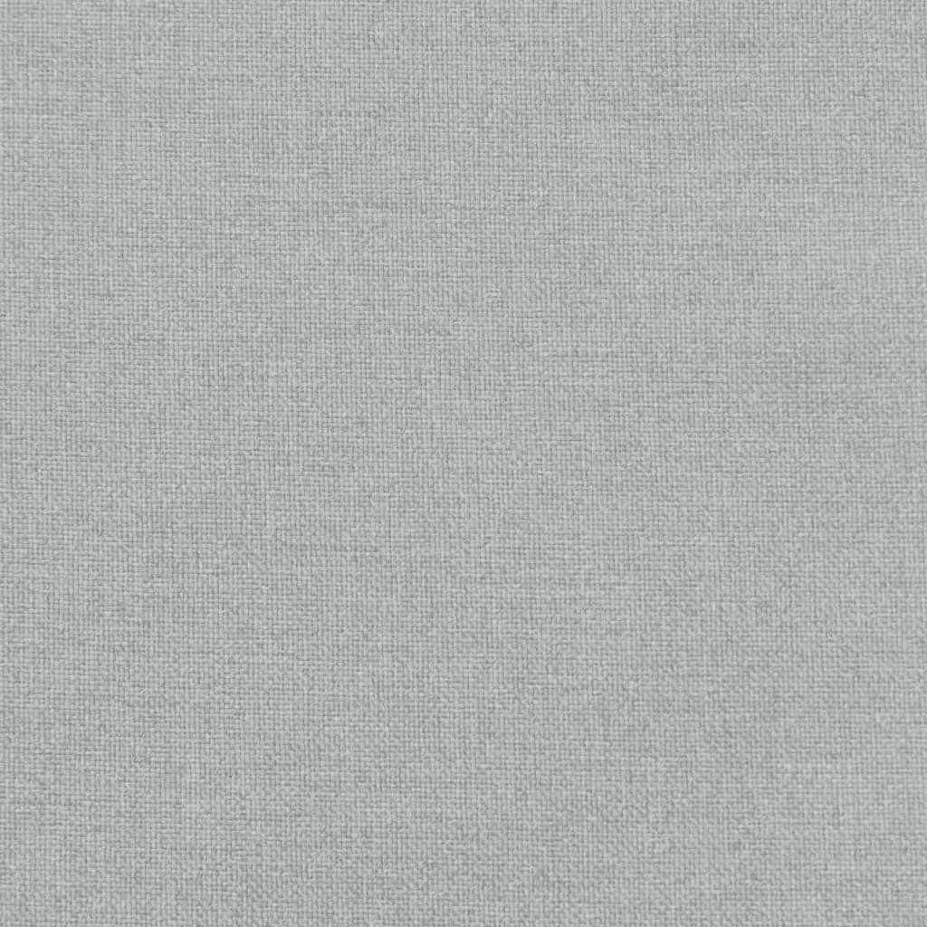 Hochlehner-Auflagen 6 Stk. Melange Hellgrau 120x50x4 cm Stoff