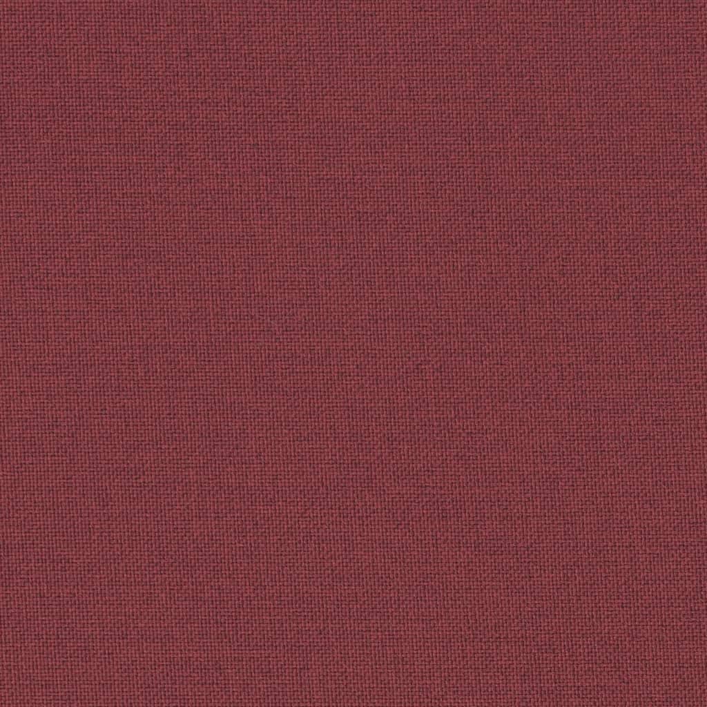 Gartenbank-Auflage Melange Weinrot 120x50x7 cm Stoff
