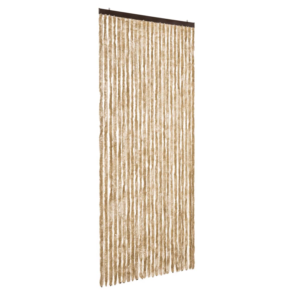 Fliegenvorhang Beige 100x200 cm Chenille