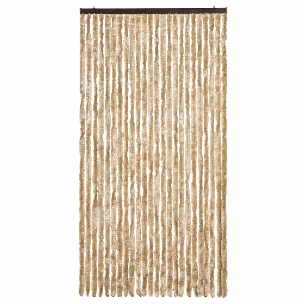 Fliegenvorhang Beige 100x200 cm Chenille