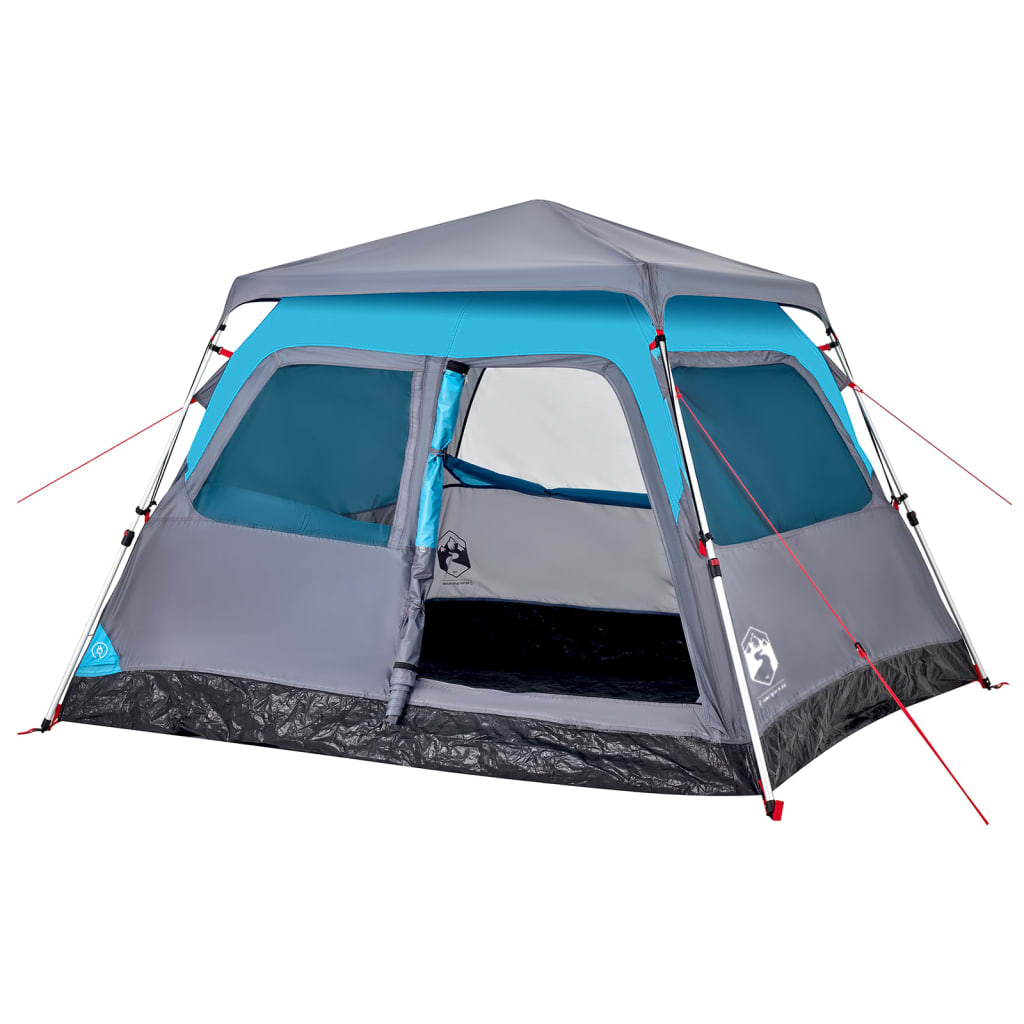 Kuppel-Campingzelt 4 Personen Blau Quick Release