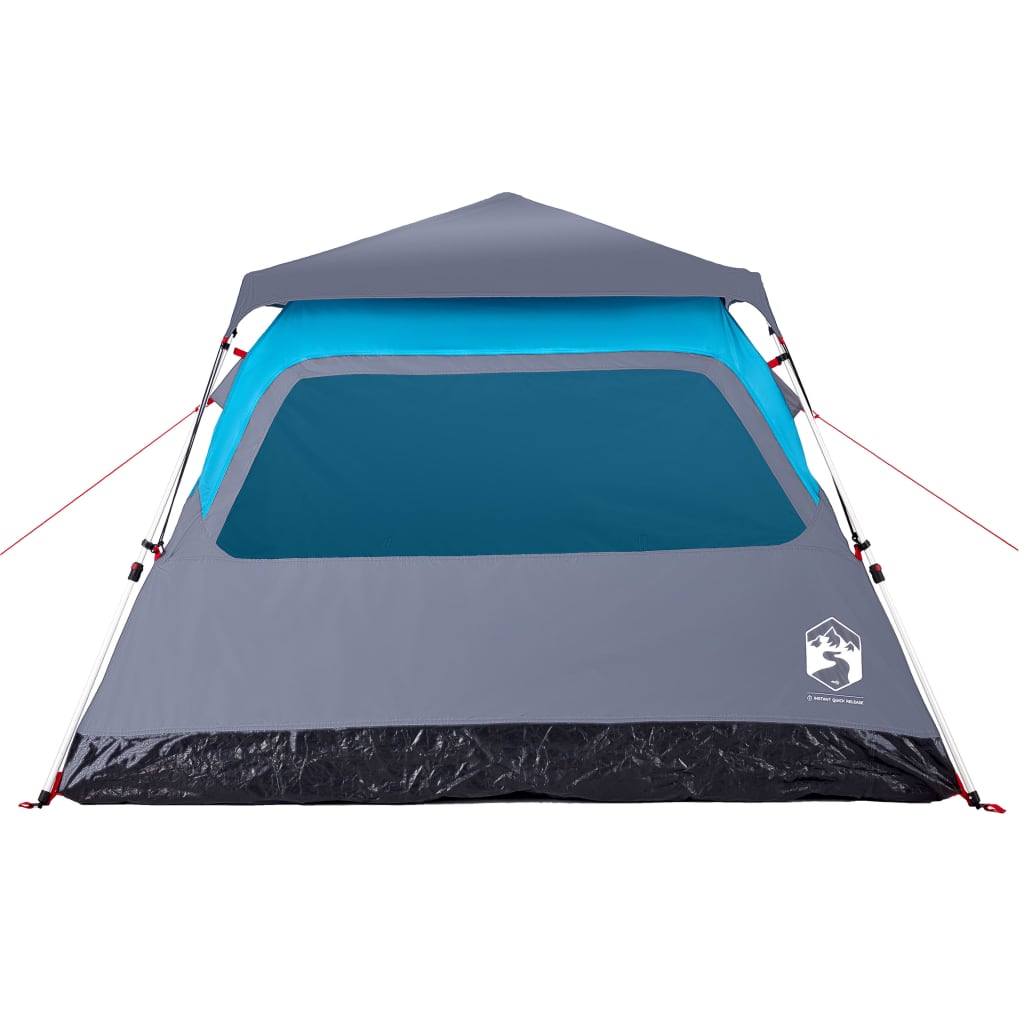 Kuppel-Campingzelt 4 Personen Blau Quick Release