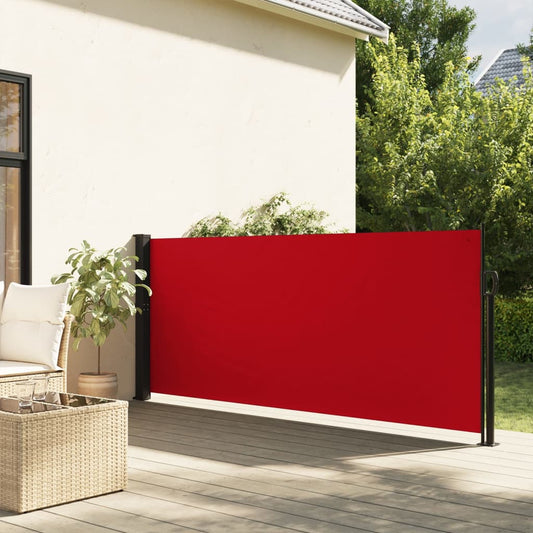 Seitenmarkise Ausziehbar Rot 100x300 cm