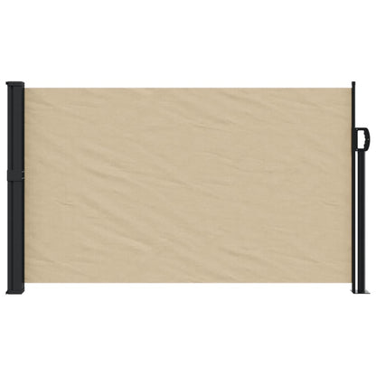 Seitenmarkise Ausziehbar Beige 120x500 cm