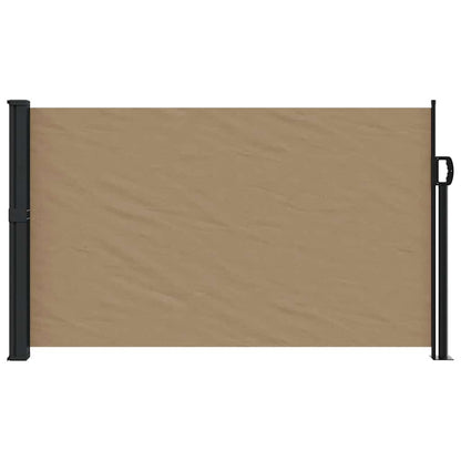 Seitenmarkise Ausziehbar Taupe 120x500 cm