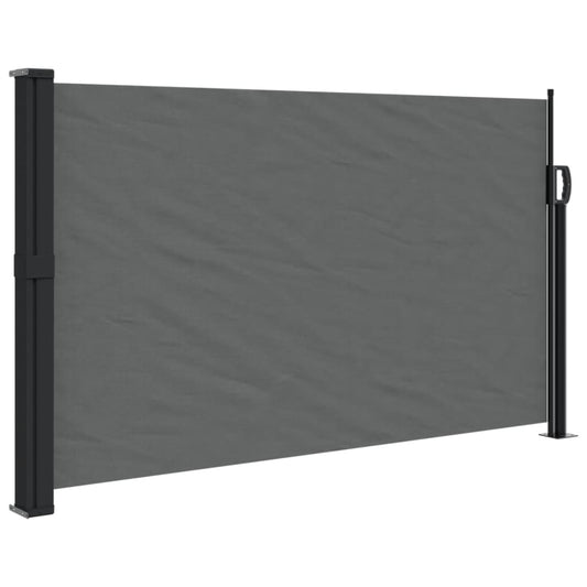 Ausziehbare Seitenmarkise Anthrazit 120x600 cm