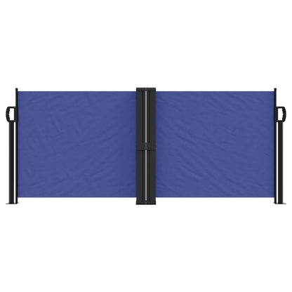 Seitenmarkise Ausziehbar Blau 100x600 cm