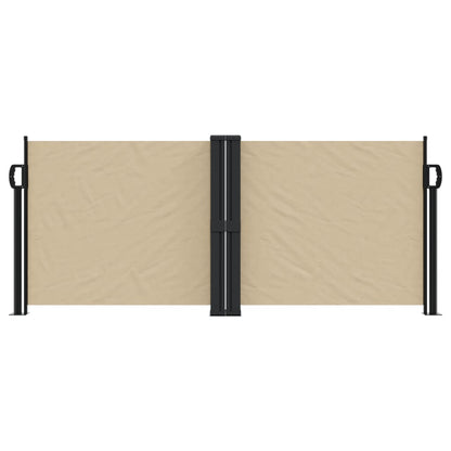 Seitenmarkise Ausziehbar Beige 100x600 cm